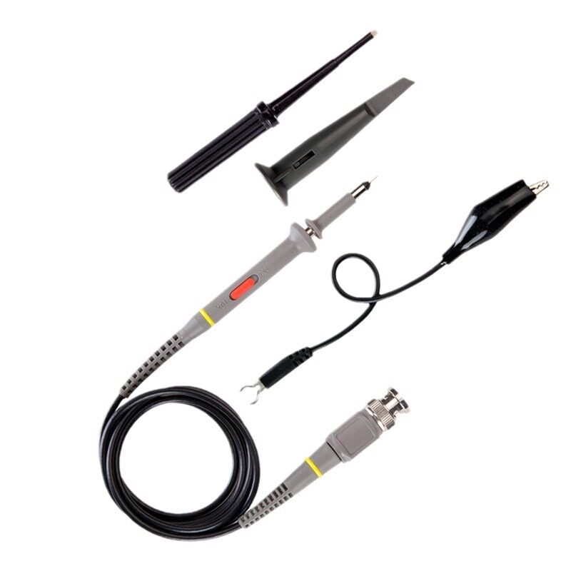 示波器探头通用100M示波器测试线探极探棒带衰减10:1探针表笔