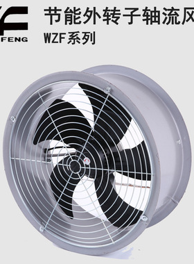 畜牧大棚专用配套节能低噪声外传子轴流风机抽风机WZF系列引风机