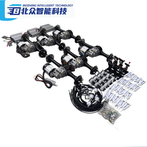四轮电动车碟刹前后桥总成加重