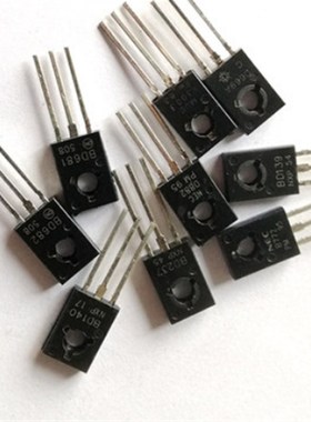 功率三极管  BD138 TO-126 60V/1.5A/8W NPN PNP 功率晶体管