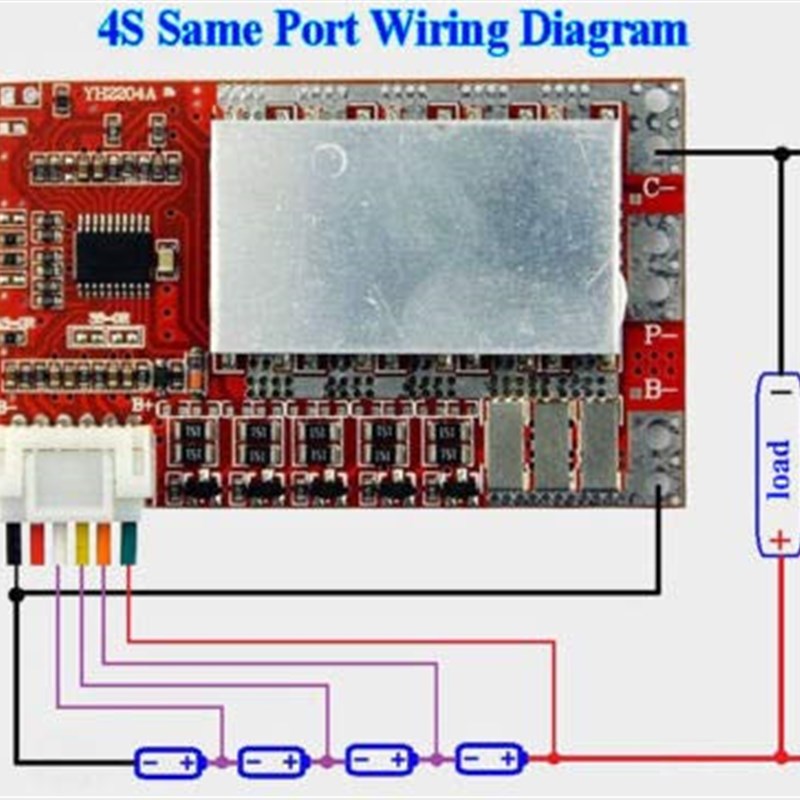 3串4串5串锂电池保护板50A聚合物铁锂带均衡电动工具逆变器太阳能
