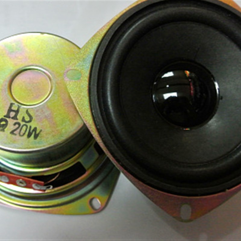 4寸低音防磁喇叭 4欧20瓦音箱音响喇叭 4欧20W低音炮扬声器喇叭