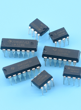 直插LM324N 358P 318 258 224 348 2904运放运算放大器芯片8DIP14