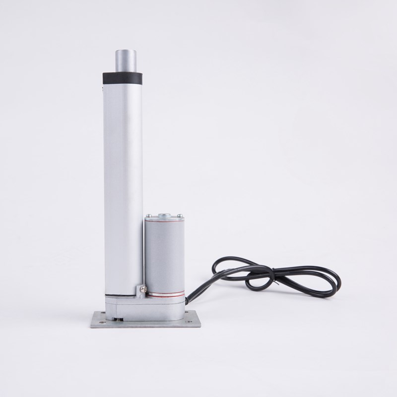 平底座直流电动推杆工业级12V24V大推力往复电机伸缩杆升降器
