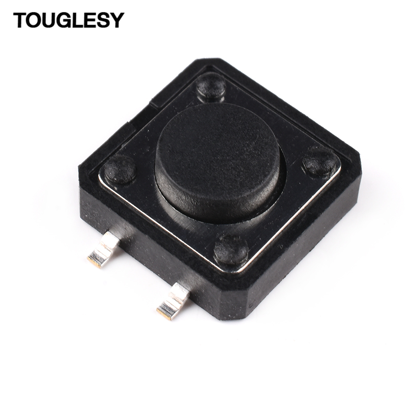 轻触开关 微动按键按钮12*12*4.3/5/6/7/8/9/10/11/15mm 立式贴片