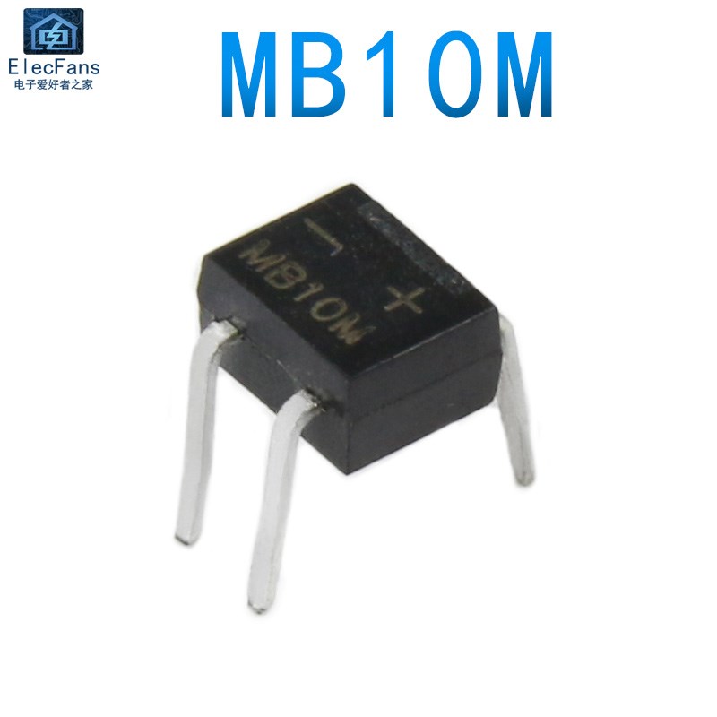 直插MB10M 0.5A 1000V DIP-4 整流桥 桥堆 桥式整流器可替代DB107