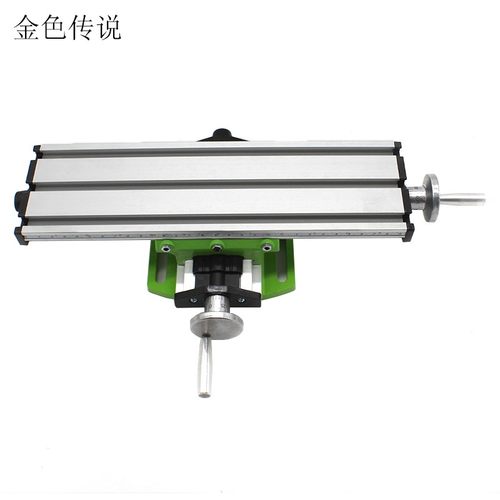 迷你台钻滑台 模型打磨配件 模型制作工作台 可调十字铣床滑台