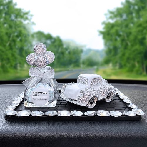 汽车摆件合金车模型车载中控台摆件创意车内装饰品高档镶钻老爷车