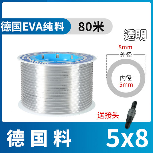 PU气管8mm软管空压机气动气泵高压4/6/10/12/14/16透明木工压缩机