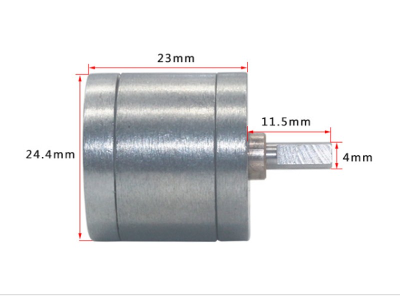 25mm减速箱可配300电机310电机2418电机370电机371电机直齿减速箱