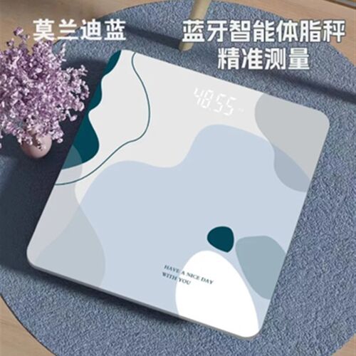 新品电子称体重秤家用精准称重计小型网红智能体脂秤耐用充电成人