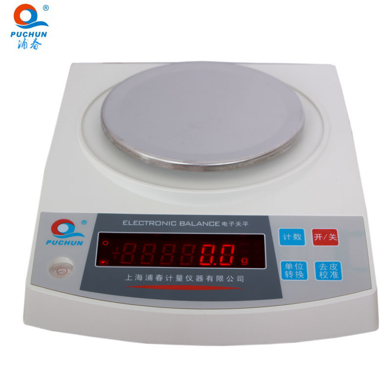 上海浦春充电式电子天平秤200g/500g/1000g/1kg/2kg/3kg/0.1g