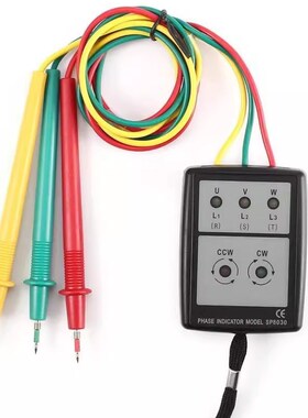 SP8030三相交流电相位仪便携式相序表相序表相U序表电流检测仪