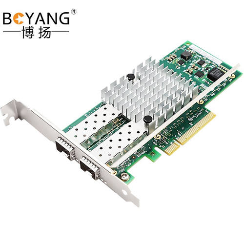 博扬万兆光纤网卡X520-DA2intel82599芯片PCI-E网卡双口SFP+光口