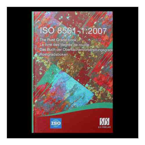 易高E128-1手册ISO8501-1:2007钢材表面锈蚀等级标准SA2.5对比卡