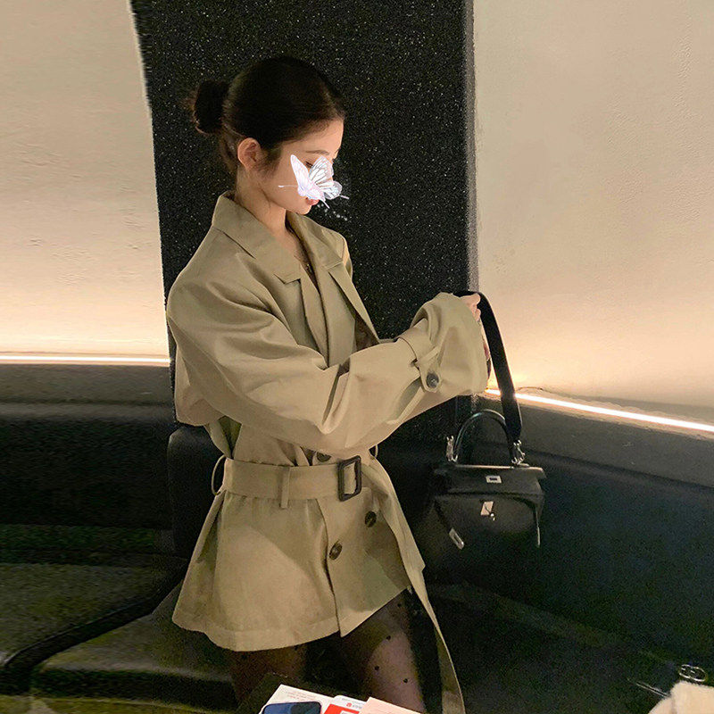 韩版高级感风衣外套女202