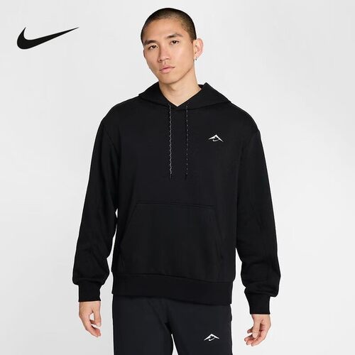 Nike耐克卫衣男装春秋新款户外运动休闲宽松连帽套头衫HJ3571-