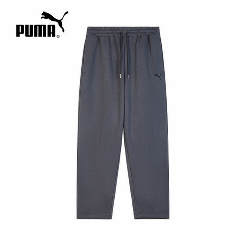PUMA彪马秋季新款男子直筒宽松针织休闲运动裤抽绳长裤693545-44