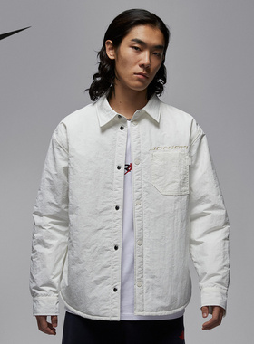 NIKE耐克男子长袖衬衫25冬新款Jordan复古翻领运动外套IM9720-133