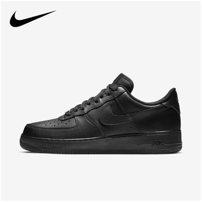 耐克男鞋Nike Air Force 1 AF1全黑 空军一号运动板鞋CW2288