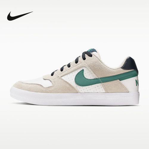 耐克男鞋Nike SB DELTA FORCE VULC白绿双翘耐磨滑板鞋942237-015