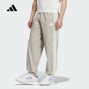 adidas阿迪达斯秋季新款男子梭织长裤运动休闲裤宽松束脚裤KC2842