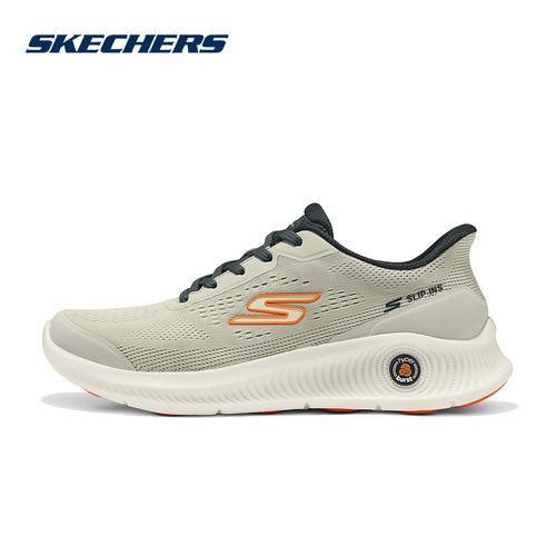 Skechers斯凯奇休闲鞋26春男一脚蹬轻质透气健步鞋 216757/OFWT