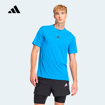adidas阿迪达斯Airchill凉感速干运动短袖2026夏男休闲T恤 KE2388