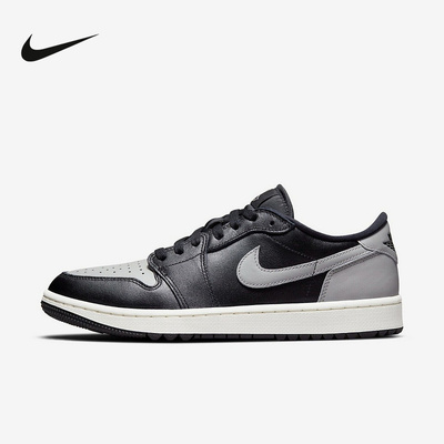 耐克Air Jordan 1 AJ1 黑灰色男子复古篮球鞋低帮板鞋DD9315-001