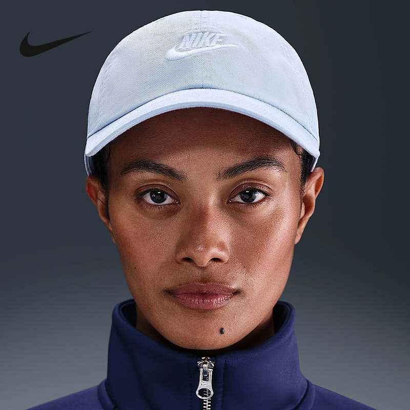 NIKE耐克男女同款遮阳帽夏季新款户外运动休闲鸭舌帽FB5368-057