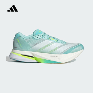 13缓震透气运动鞋 BOSTON JS4957 ADIZERO adidas阿迪达斯女跑步鞋