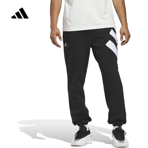 adidas阿迪达斯冬季新款运动休闲经典百搭舒适男针织长裤 JW42