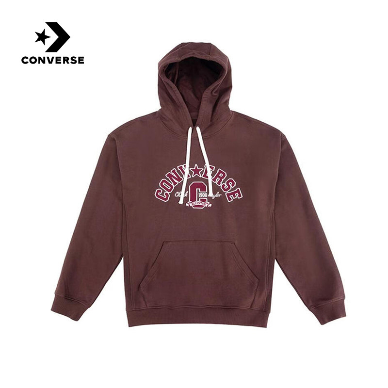 Converse匡威男女经典连帽衫秋冬复古长袖卫衣针织套衫UCJ084-J9T