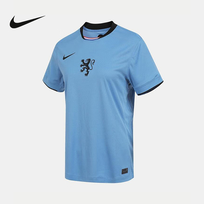 耐克运动短袖荷兰队客场球迷版DRI-FIT女速干足球衣FZ9133-489