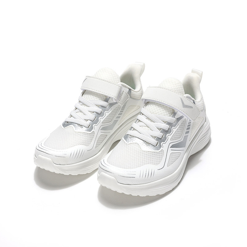 PONY波尼慢跑鞋男女童春新款轻便透气运动跑步鞋242K1LI23RW