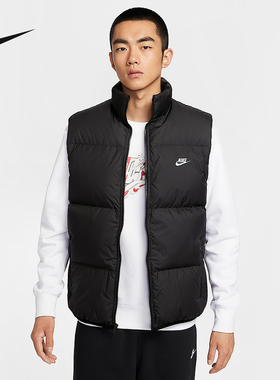 耐克男羽绒马甲冬Storm-FIT户外保暖拒水立领背心夹克IB2978-0