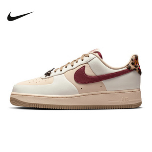 Nike耐克女鞋AIR FORCE 1 豹纹空军一号运动休闲鞋板鞋IM7510-262