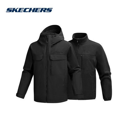 SKECHERS|（新款）2025冬男梭织外套 P425M106-0018