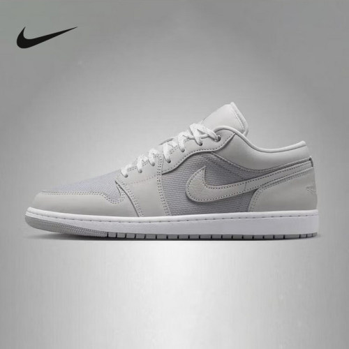 NIKE耐克男鞋AIR JORDAN 1浅灰AJ1复古休闲板鞋篮球鞋IO2049-100