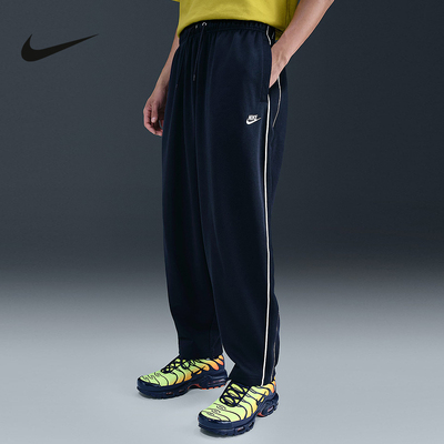NIKE耐克运动长裤2025冬舒适百搭宽松男针织卫裤男裤 HV1416-451
