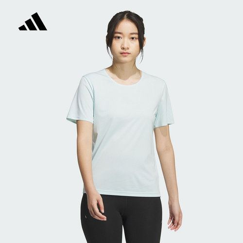 adidas阿迪达斯夏新款速干跑步健身衣女Climacool短袖T恤 KH3760