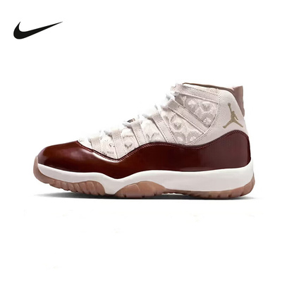 NIKE耐克男鞋Air Jordan 11米红色马年中国限定篮球鞋IM8352-670