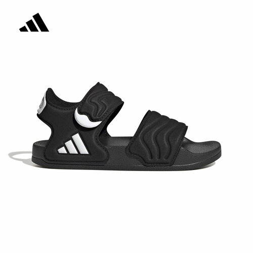 adidas阿迪达斯魔术贴休闲户外沙滩鞋2026夏男小童舒爽凉鞋HQ0114
