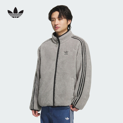 adidas阿迪达斯新款保暖仿羊羔绒双面穿男短羽绒服 KS6072