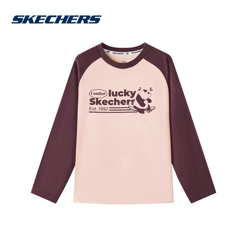 SKECHERS(斯凯奇)|（新款）2026秋中性童长袖衫 L326K004-04QS