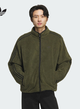adidas阿迪达斯新款保暖仿羊羔绒双面穿男短羽绒服 KS6071