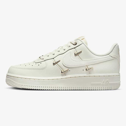 NIKE耐克女鞋Air Force 1AF1白金四勾空军一号板鞋FV3654-111