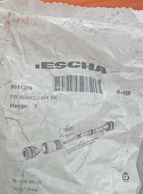 议价全新ESCHA艾查传感器接头，型号PB-WAKCSW4.5K