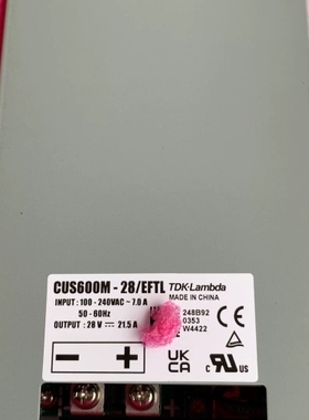 议价TDK兰达电源CUS600M-28/EFTL