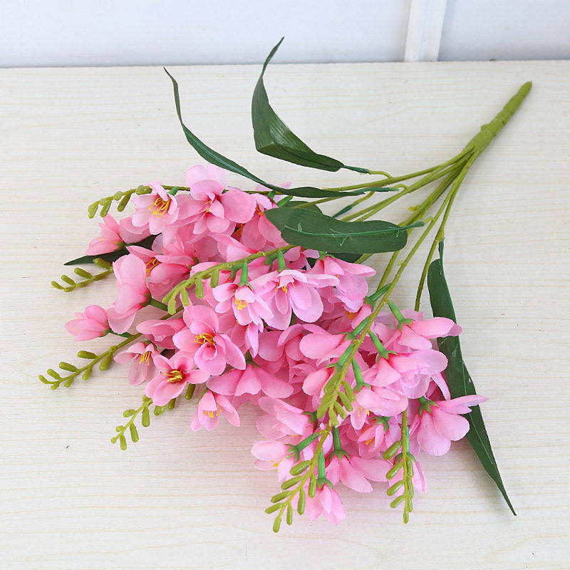 仿真花香雪兰假花婚庆家居摆件摄影道具盆栽花束插花艺厂家,家居饰品,仿真花/假花,淘宝优惠券,粉丝福利购,淘宝优惠卷